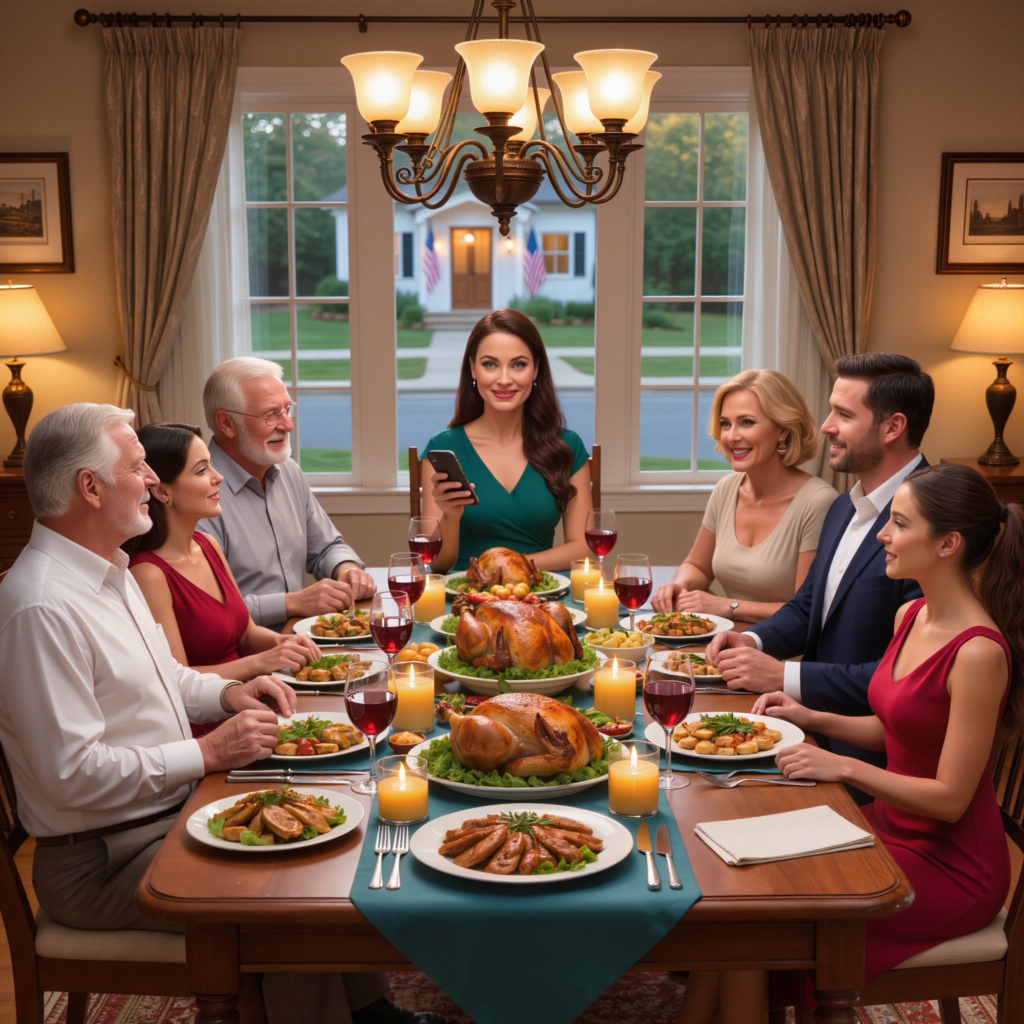 During dinner, my sister brought her new boyfriend home. He suddenly made comments about my clothes, my job, and even the way I talk, and everyone burst out laughing. My husband said, “Come on, don’t make a scene,” so I chose to stay silent. Until he started bragging about his job, I took out my phone – and at t