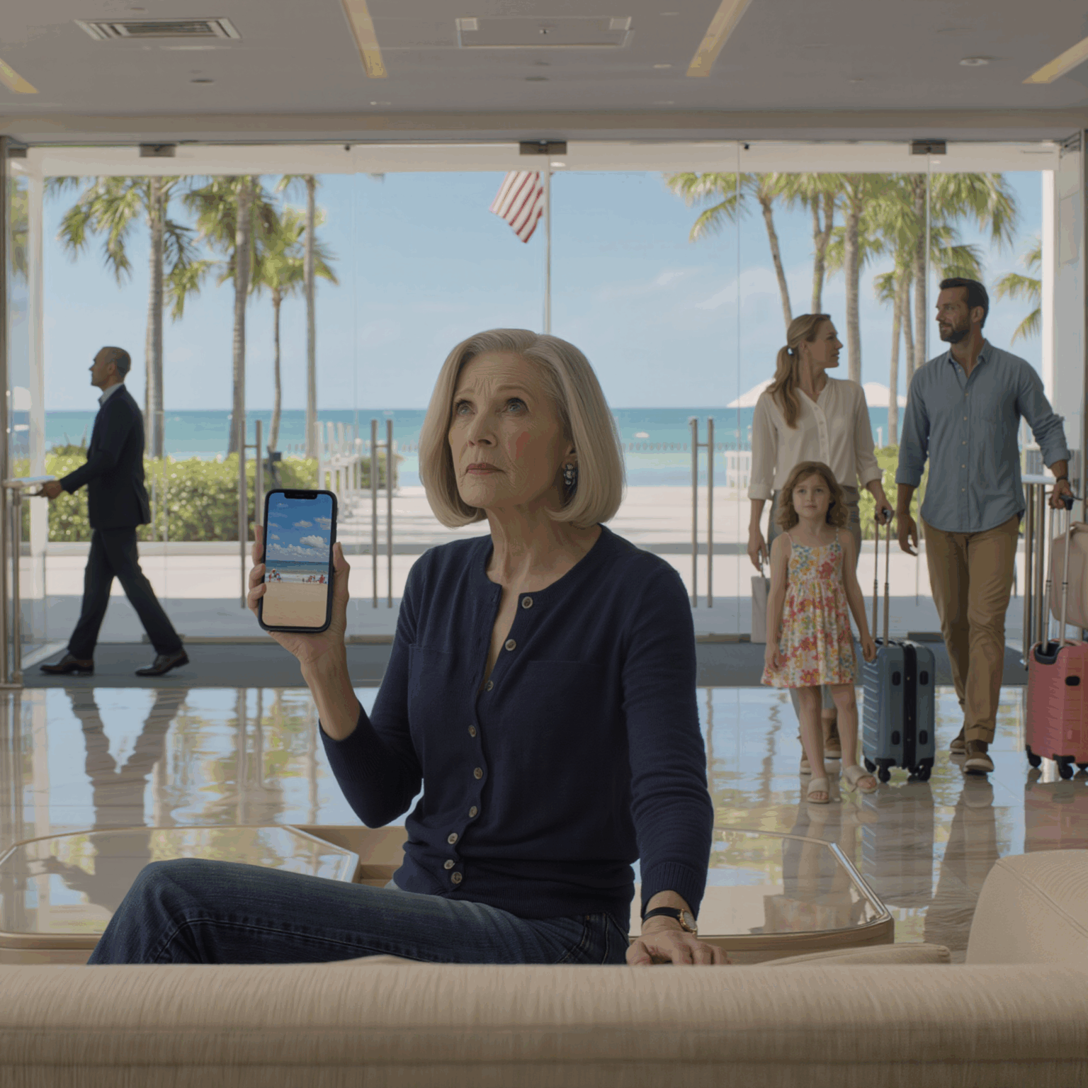 My daughter didn’t ask me to go on vacation with her family. She had no idea the 5-star resort she booked a room at was owned by me. She said, “I just want to go with my own family.” I stayed silent, then picked up the phone and made a call.