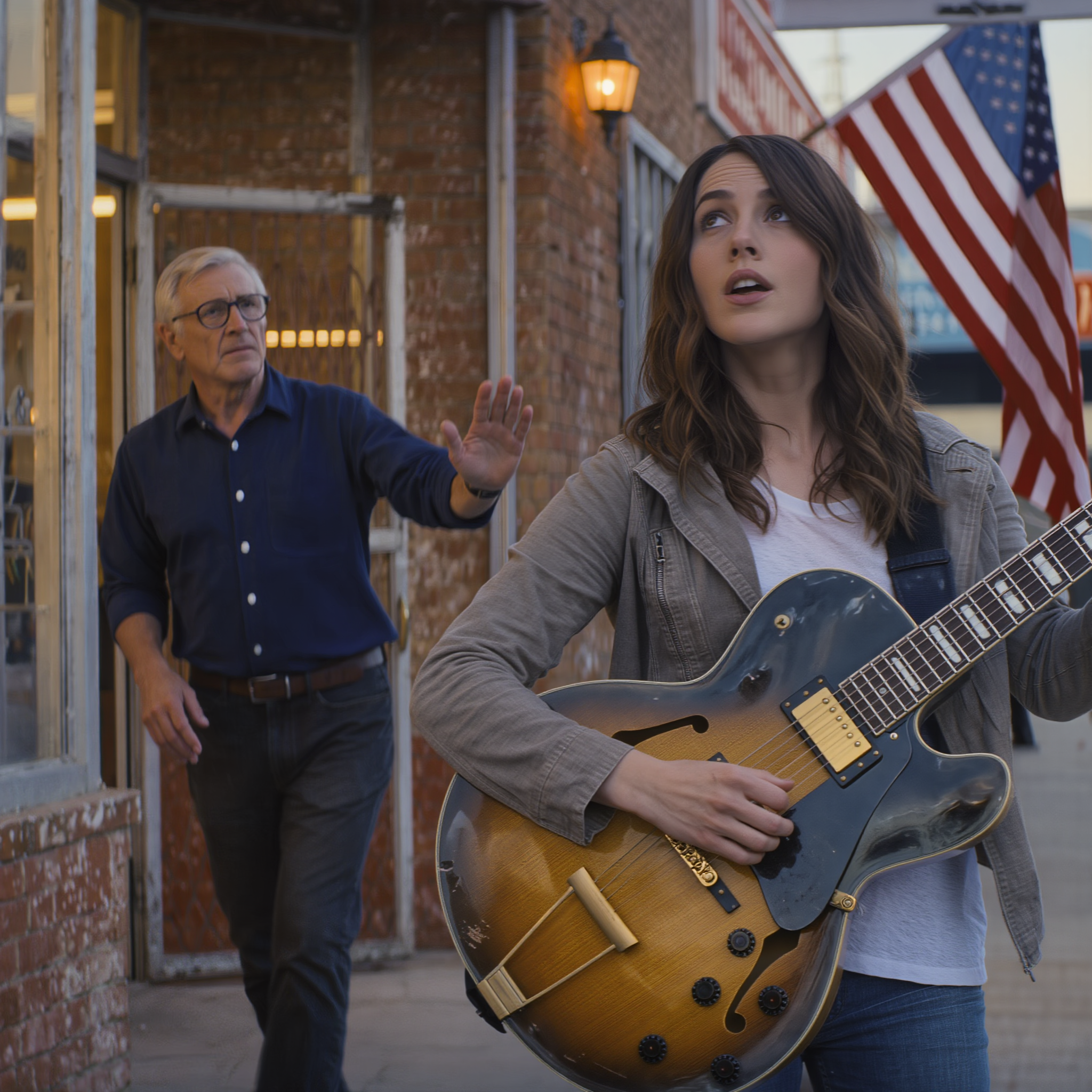 I took my grandfather’s old guitar to the pawn shop to get money for food, thinking it was the last thing I had left. A stranger walked up and said, “Do you know how to play a jazz chord?” That moment unlocked the secret of a three-million-dollar fortune.