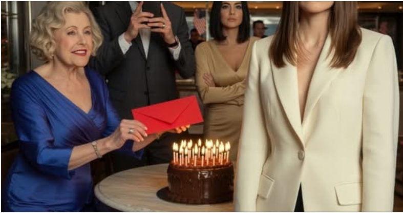 My Mother-In-Law Brought A Pink Envelope To My Birthday—She Expected A Breakdown, Not For Me To Quietly Flip The Script Beneath A Small U.S. Flag And Walk Out With Dignity