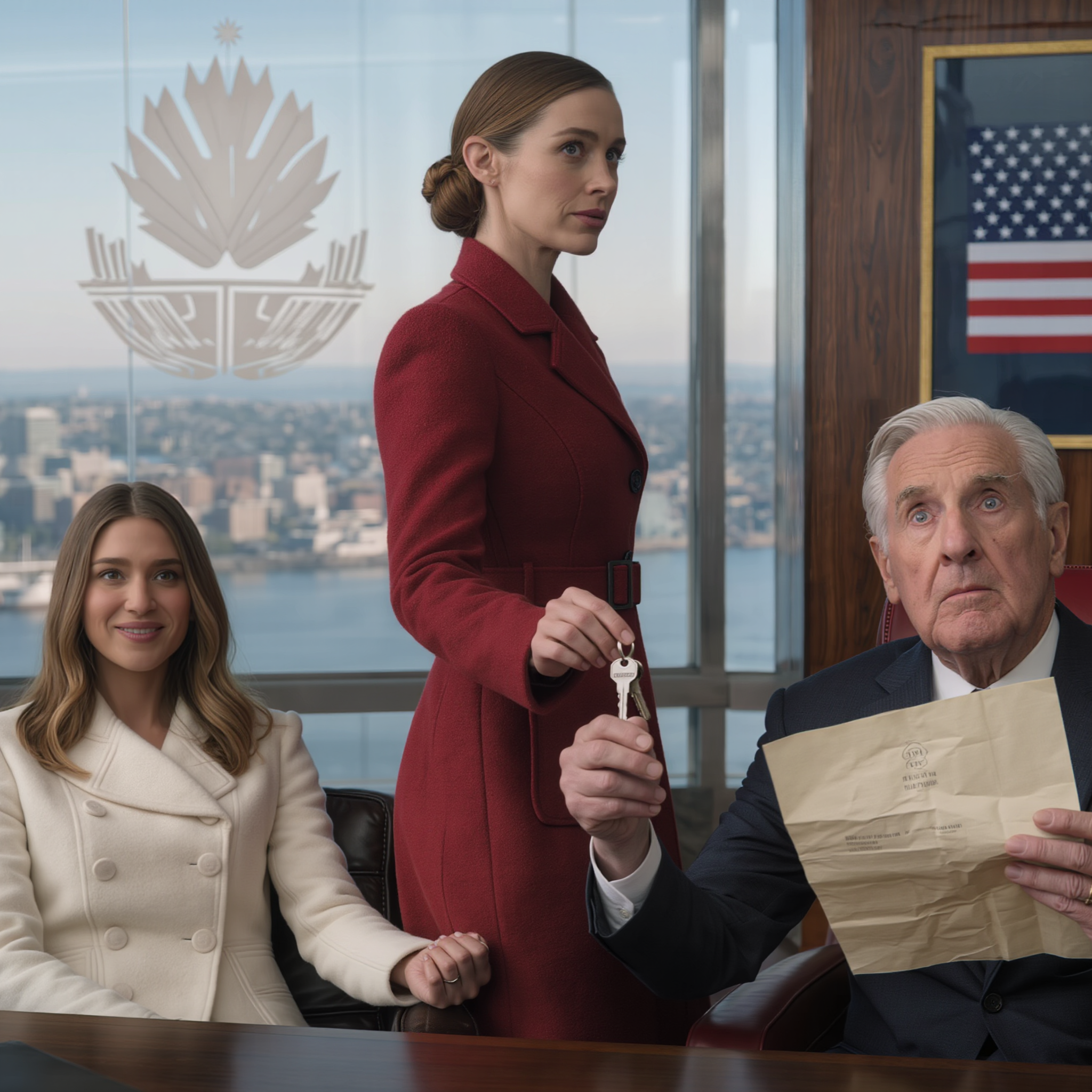 After 3 Years of Sacrifice, My Father Left His Estate to My Golden Child’s Sister, Who Just Appeared 8 Weeks Ago. I handed Tory the house keys with a calm smile. ‘Congratulations, Lily,’ I said. When my father read my letter, his face turned red with anger, and he exclaimed, ‘I’m not kidding!’.