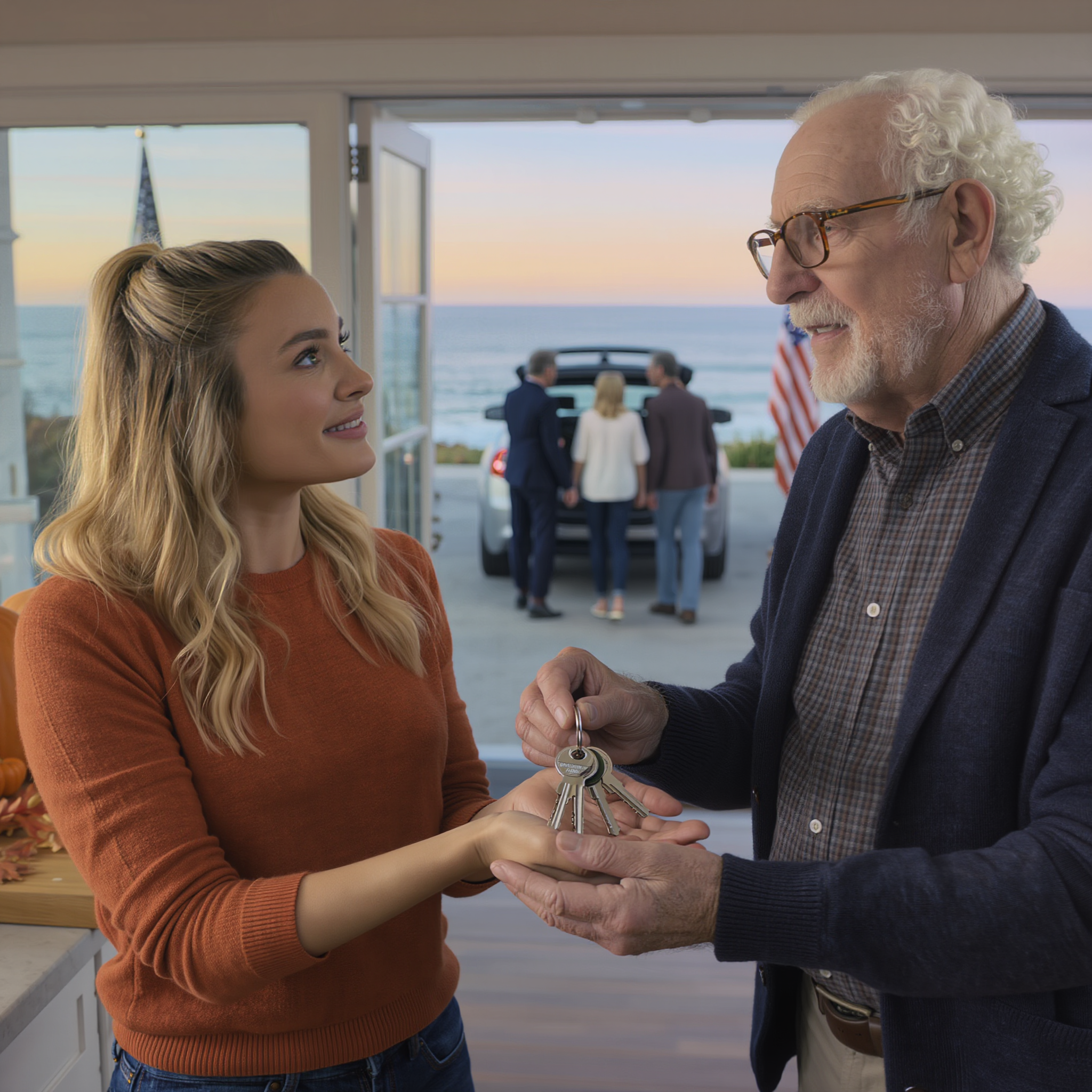 “This house doesn’t have a place for you anymore. Go find a new place to live” – so I left the house with only 50 dollars in my pocket. On Thanksgiving Day, my grandfather bought me an oceanfront villa as a gift. One month later, they suddenly showed up at the door demanding the key.