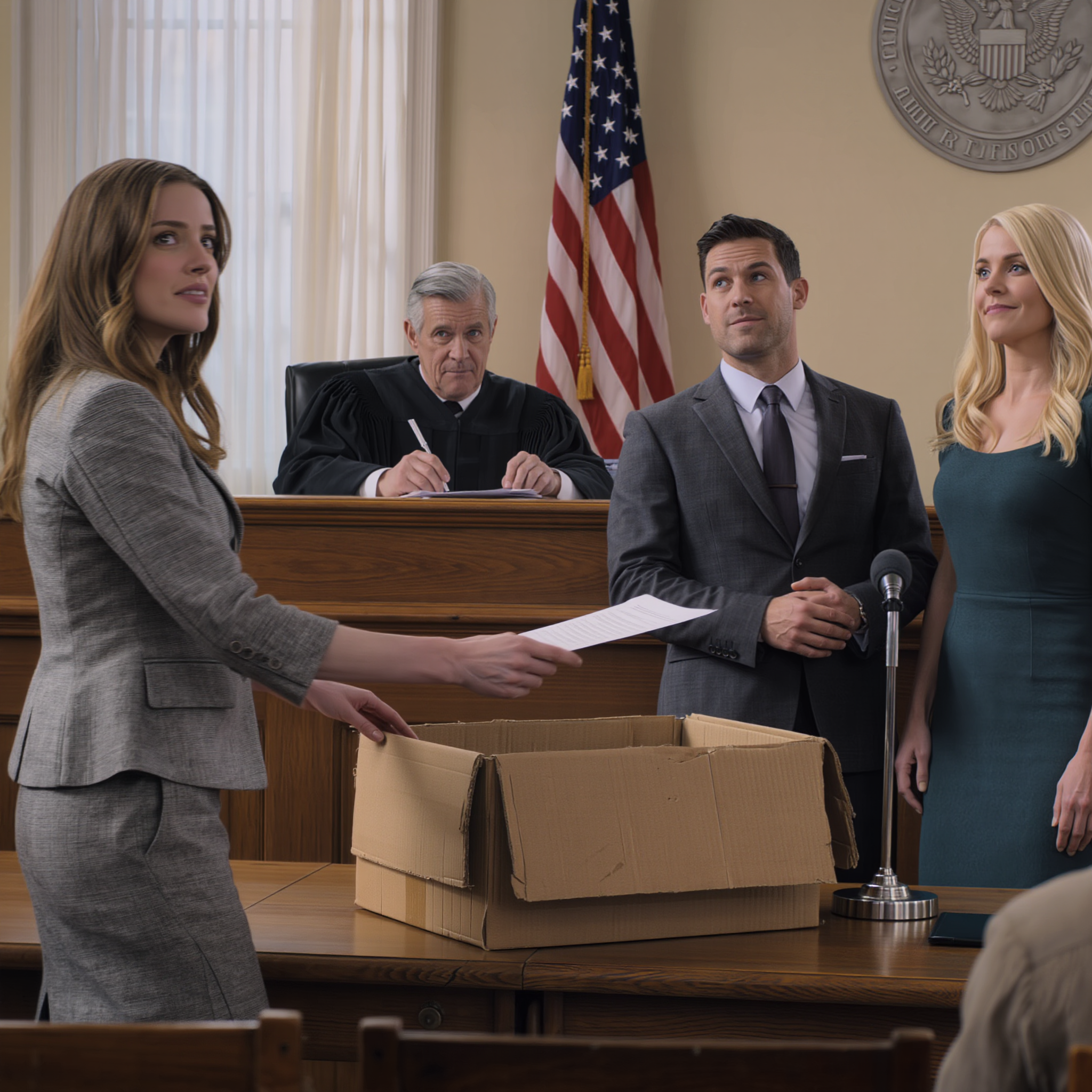 When my husband saw me walk into family court alone and realized I was defending myself, he laughed so hard everyone could hear and joked that I was too poor to hire a ‘real’ lawyer. But when I stood up and said my first sentence, the judge leaned forward, the room fell silent, and my husband’s smile vanished.