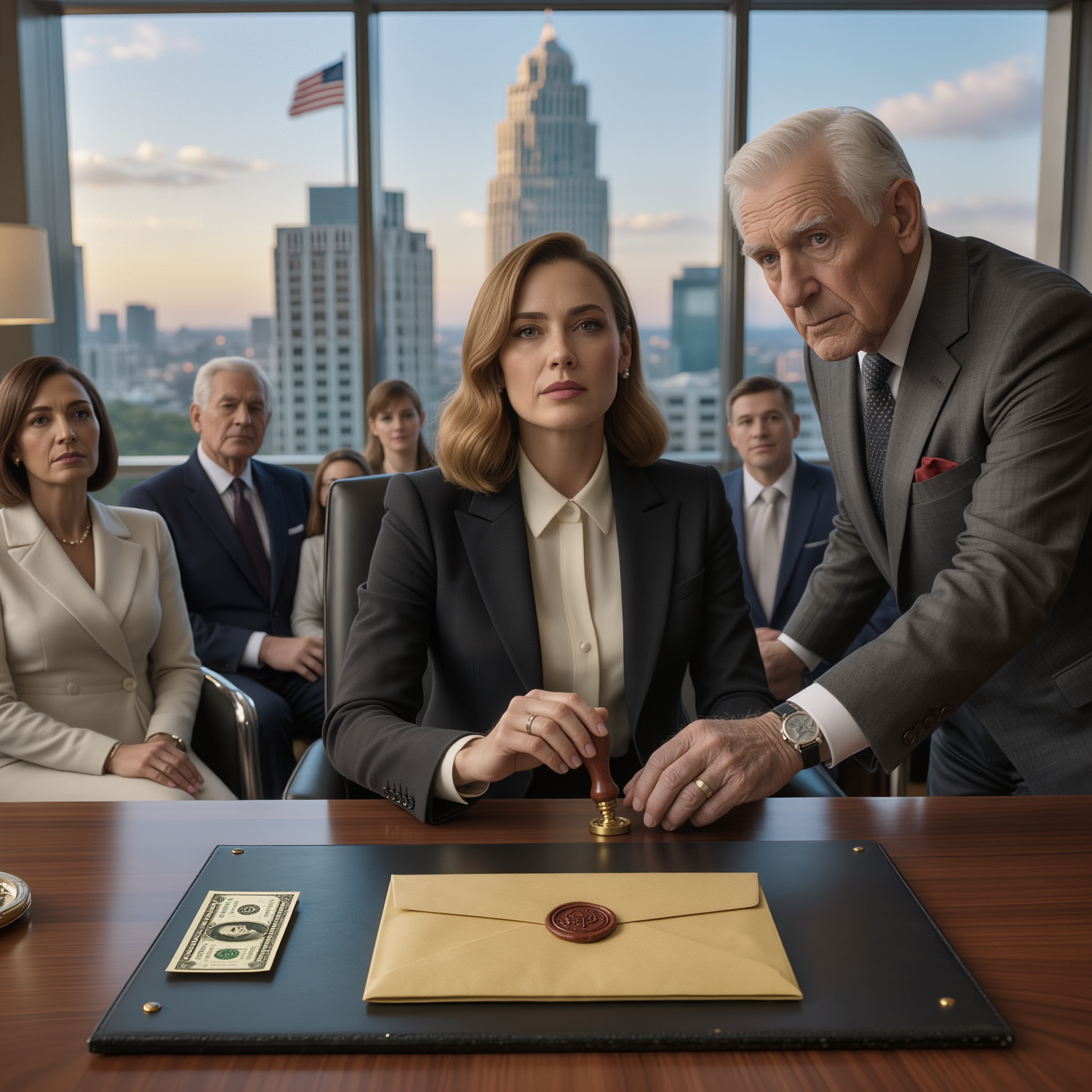 During the will reading, my parents burst out laughing as they handed my sister an $18 million inheritance and slid a crumpled five-dollar bill across the table to me, saying, “Some kids are just… worthless,” but their smiles vanished the second my grandfather’s lawyer unfolded a yellowed envelope, cleared his throat, and announced that my parents had been keeping one final secret about who actually owned everything.