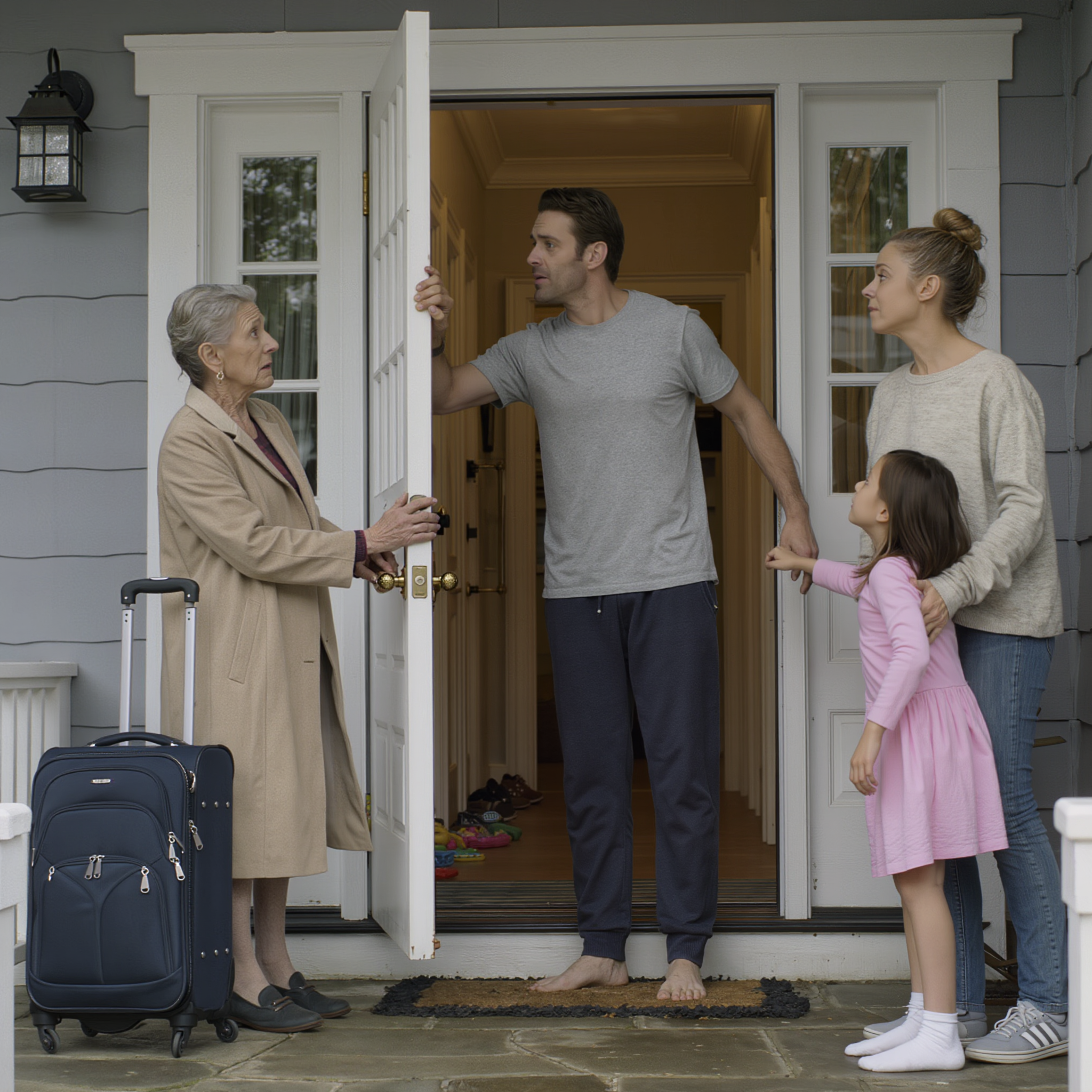 I flew to see my son without warning… he looked at me and said, “Who invited you? Leave…”