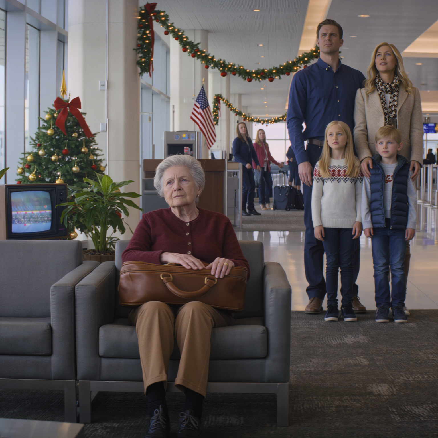 They said, “Stay in the airport lounge, grandma — we’ll come back for you after check-in.” But I waited eight hours.