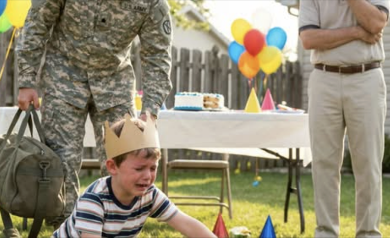 On my son’s fifth birthday, I bought him a superhero action figure. He ran excitedly to his grandfather and proudly said, “This is my dad! My dad is a superhero.” His grandfather’s face darkened with anger—at that exact moment, my husband walked through the door, and everything changed. – life magazine