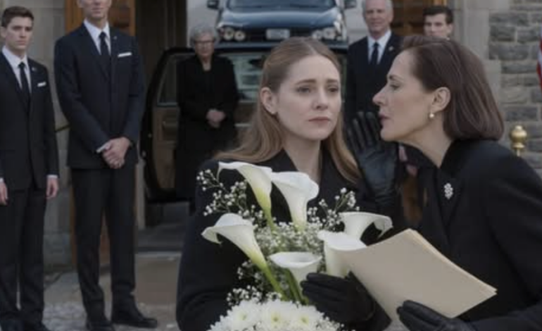 At my mother’s funeral, they blocked me at the door and called the ceremony ‘private.’ Minutes before the cremation, a black sedan pulled up – and my grandmother, who had been declared dead years earlier, appeared as if she had never left. She handed me a thin file, bent down, and whispered something that turned their smiles into utter horror… because whatever they had buried with my mother was about to be brought out into the open.