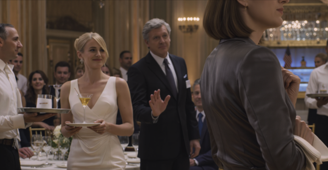 “Staff Eat In The Kitchen,” the CEO’s Fiancée Said, Snatching My Plate at the Wedding. I Smiled and Walked Out. The CEO Ran After Me: “Where Are You Going?” I Pointed at the Venue: “You Have 15 Minutes to Vacate.”