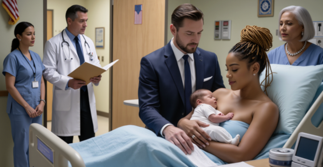 My husband refused to sign our baby’s birth certificate at the hospital. He stepped back. He questioned everything. But then… the doctor walked in.