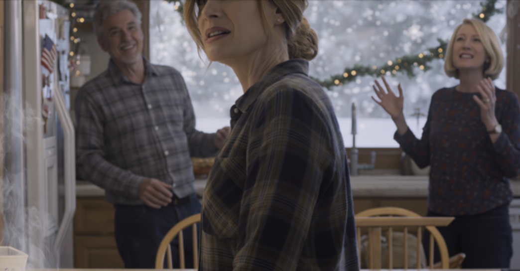 On Christmas Day, I was standing at the stove when I casually asked, “Did any official paperwork come in?” — Mom dodged it, Dad sneered: “I threw it all in the trash.” — I froze and only asked, “Are you sure?”… and the words I said right after made Dad’s smile die on the spot, his hands visibly shaking…