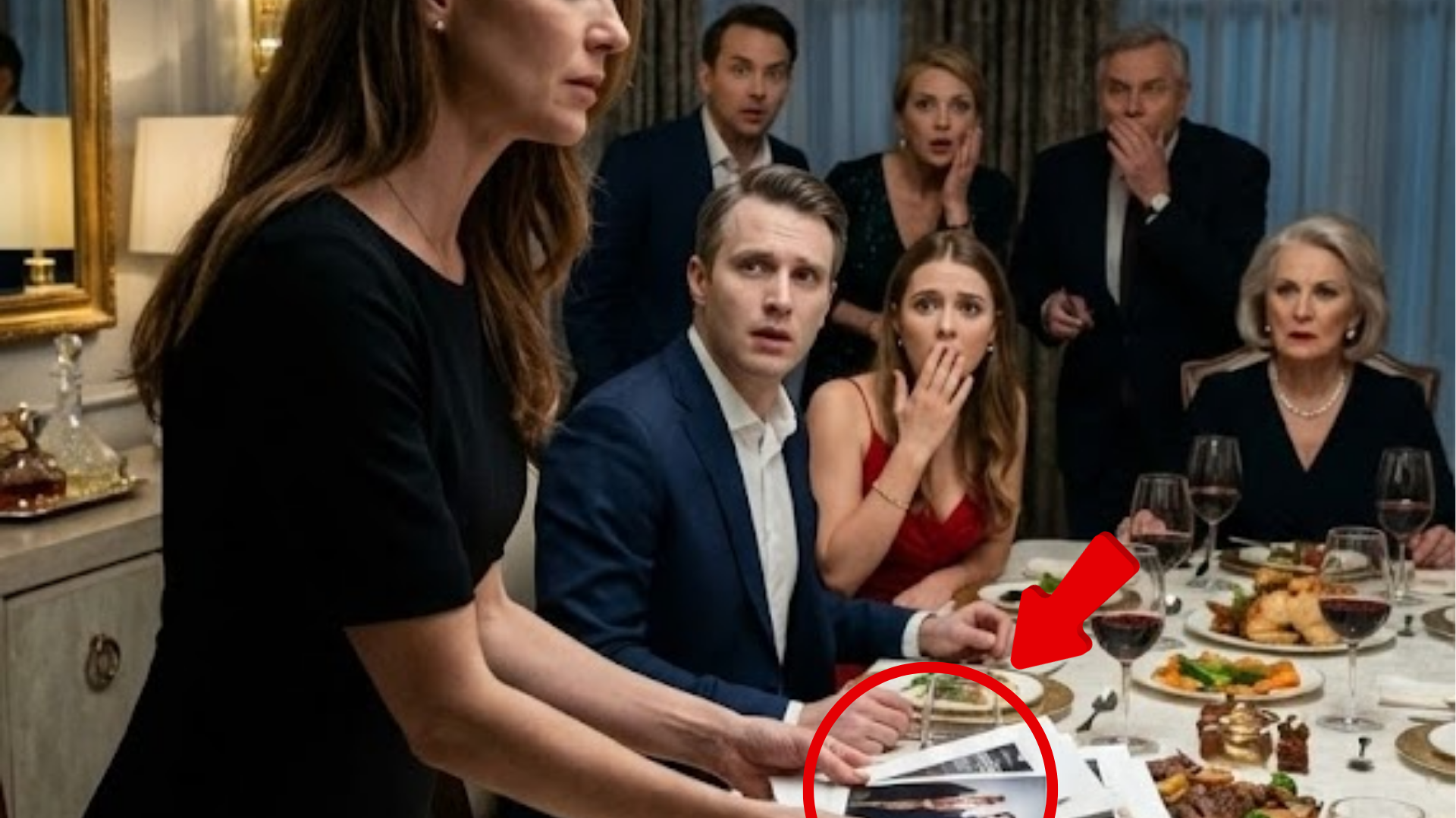 I Crashed My Husband’s Family Dinner… With Our Wedding Photos