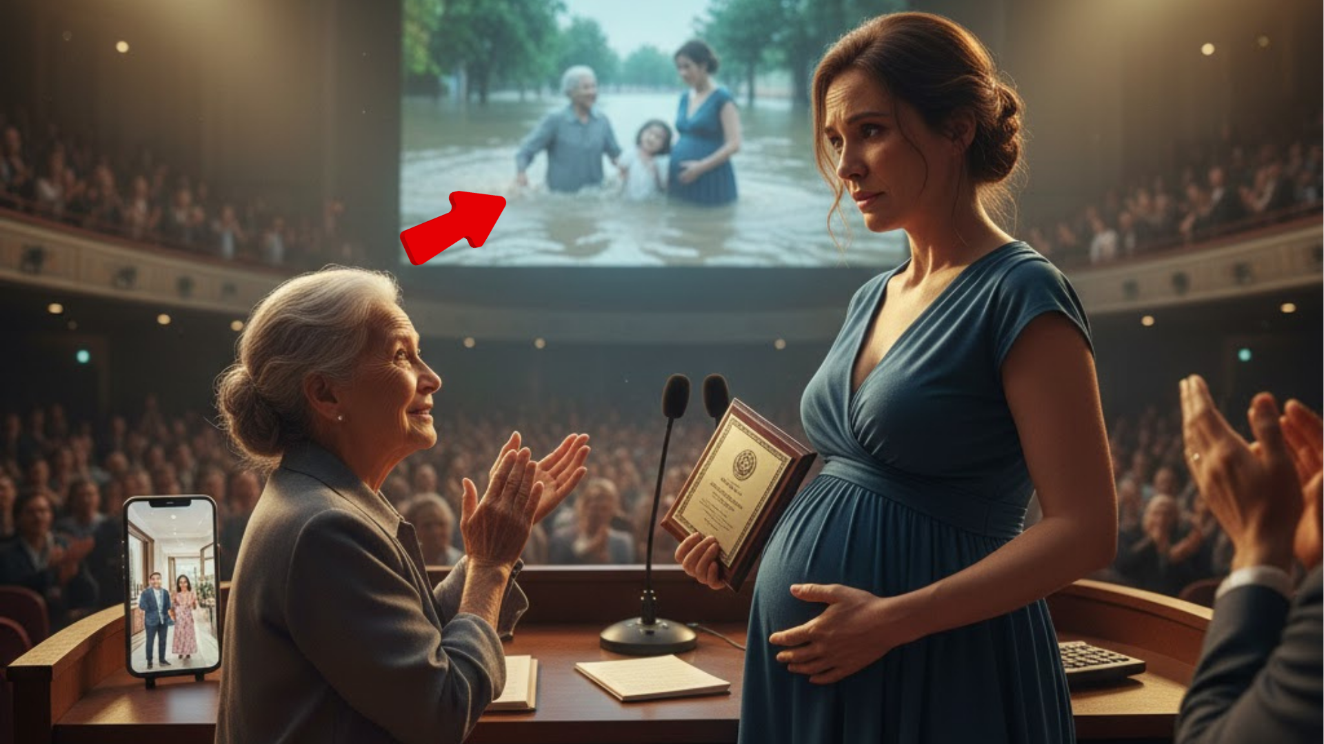 “My Parents Went Shopping While I Got a Humanitarian Award Pregnant With Twins”