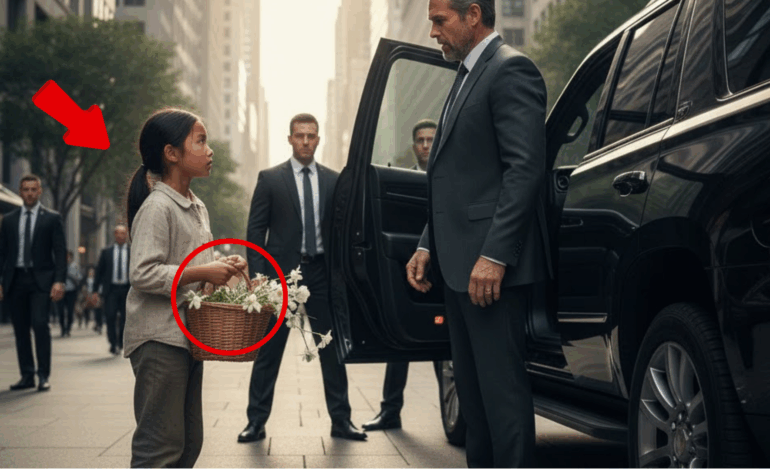“The Day a Flower Girl Stopped a Billionaire’s ‘Accident’”