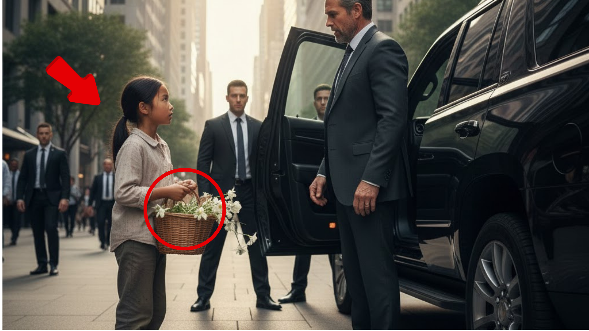 “The Day a Flower Girl Stopped a Billionaire’s ‘Accident’”