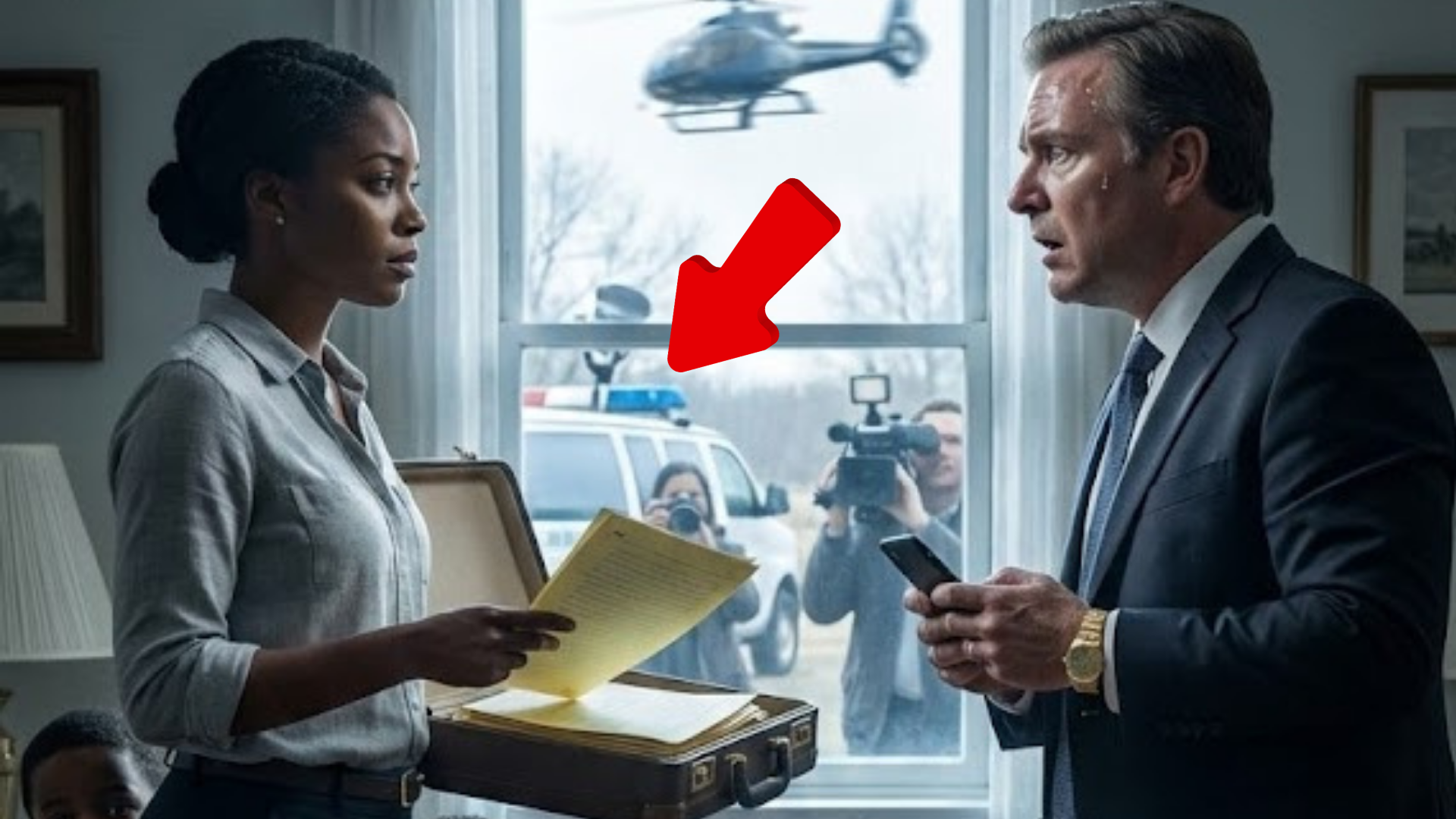 “The Day a Billionaire Walked Into ‘My’ House… and Walked Out in Handcuffs”