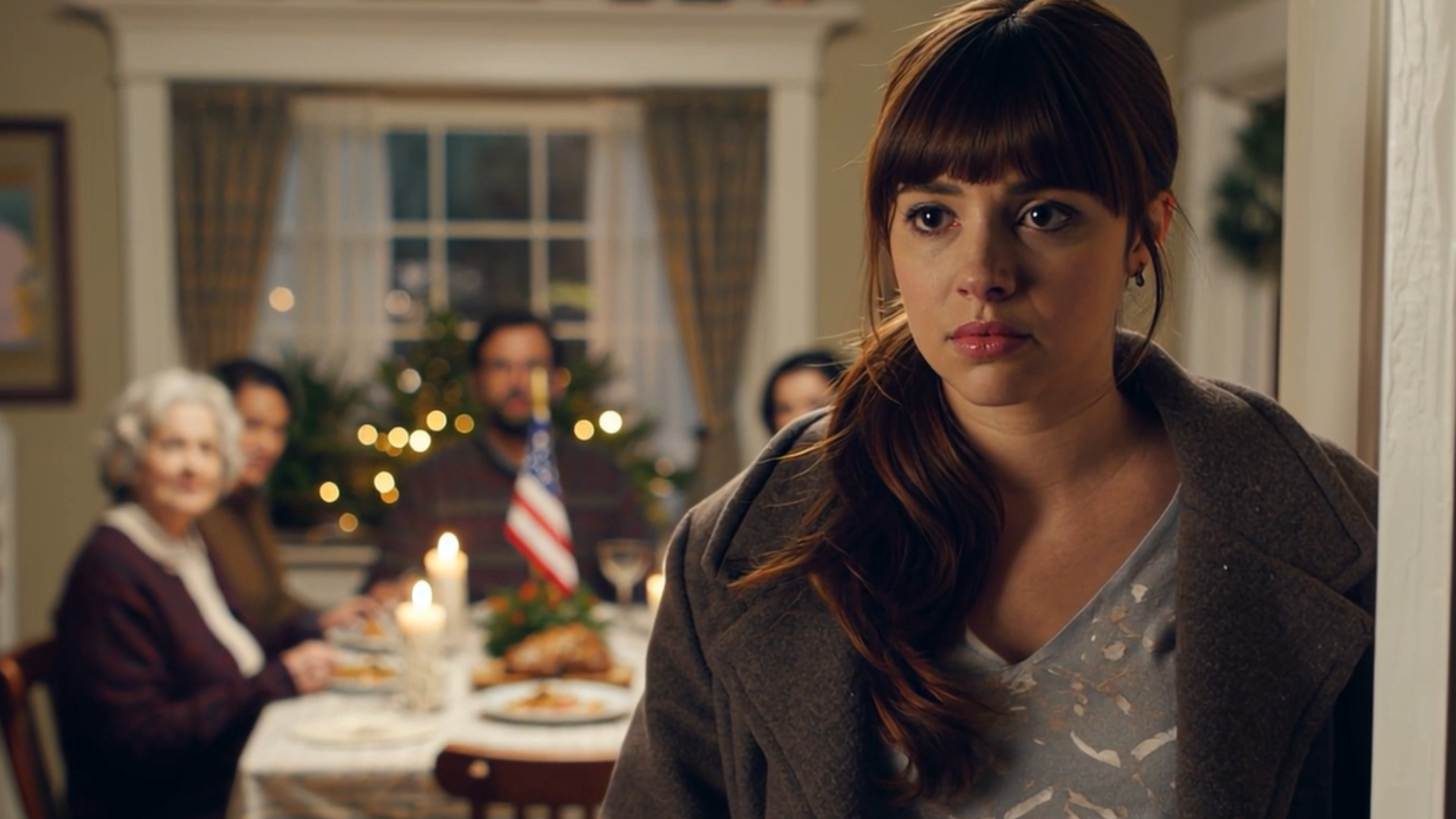 On Christmas Eve, the doorbell rang. A pregnant young woman was standing there. ‘Could I have a little water, please?’ she asked softly. My husband frowned. ‘We’re not having visitors right now, please try somewhere else.’ My daughter-in-law grimaced. ‘Don’t let her get too close.’ I slammed my hand on the table. “Set another place. She’s having dinner with us tonight.”