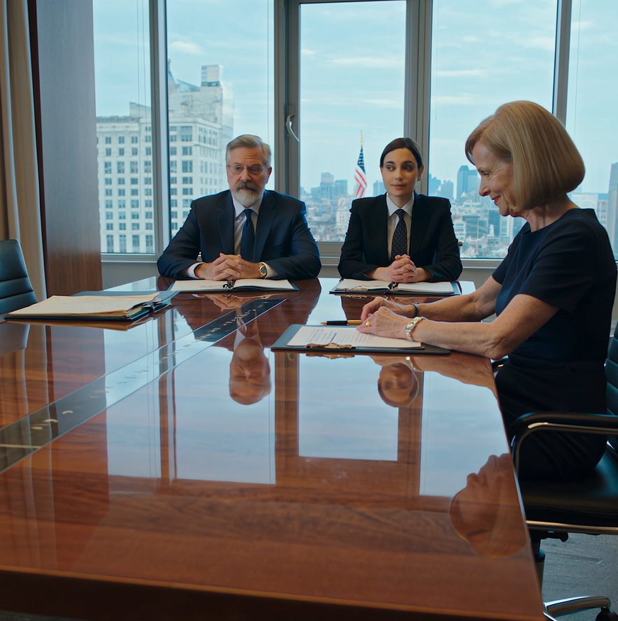 My daughter-in-law slept with my husband a week before we signed the divorce papers. I pretended to know nothing. At the meeting, the lawyer handed me a document denying my rights. I smiled. What I did next… the cheaters ended up homeless.