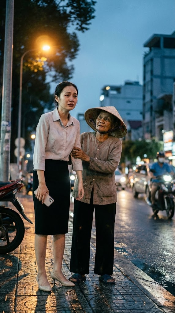 I Was About To Disappear. Then A Street Vendor Grabbed My Arm