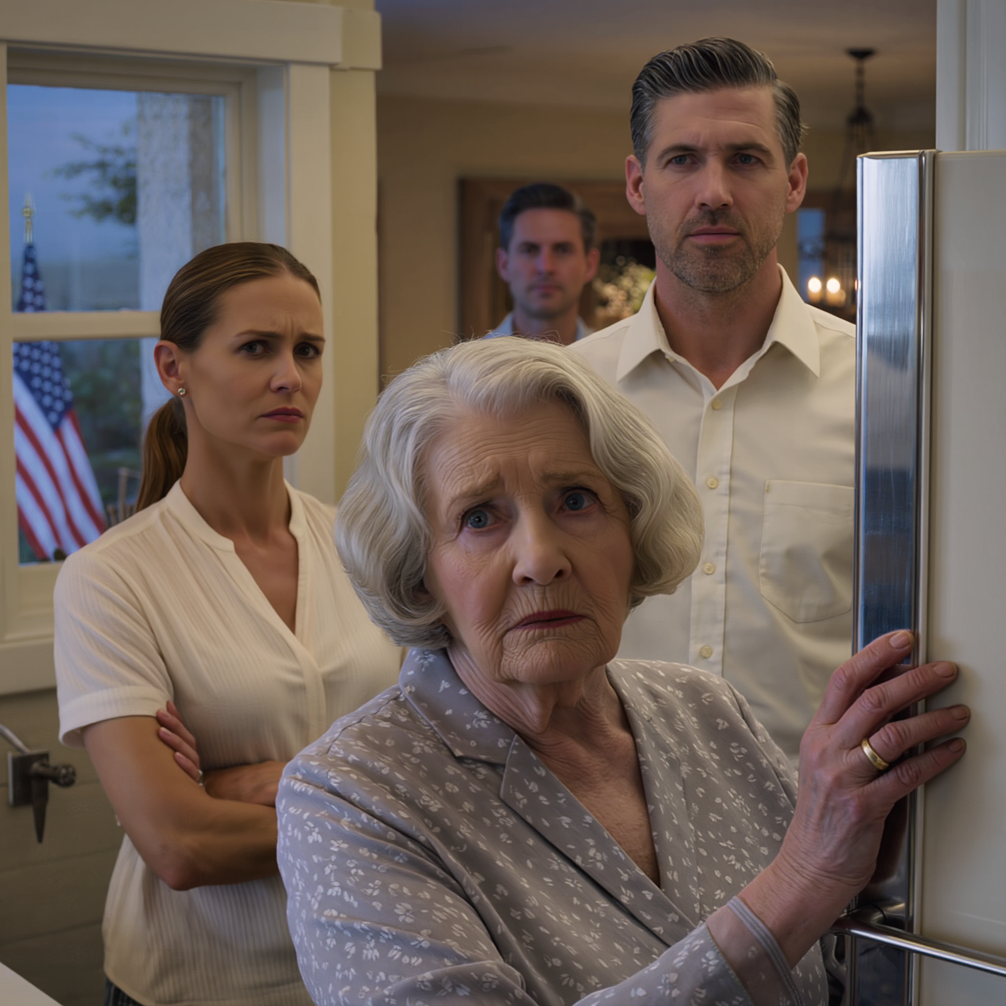 My daughter’s voice rang out from the kitchen doorway. My son-in-law immediately added, “If my wife has already arranged it that way, then we should just follow her plan.” I froze for a moment. The house was mine, the food in the fridge was mine, everything there was mine. I calmly smiled and nodded. That night, when she opened the freezer, she suddenly let out a startled scream and ran around the room. In all my life, I had never done anything like this before.