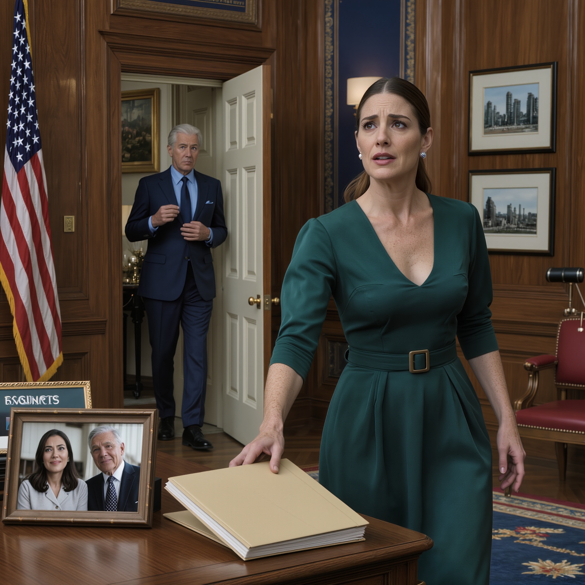 At my father’s retirement party, my name was left out of every speech, but there was one thing he had forgotten. I still quietly cleaned up and then silently placed a folder on his desk. A few hours later, my brother called and said, “He’s in his room and absolutely refuses to come out.”