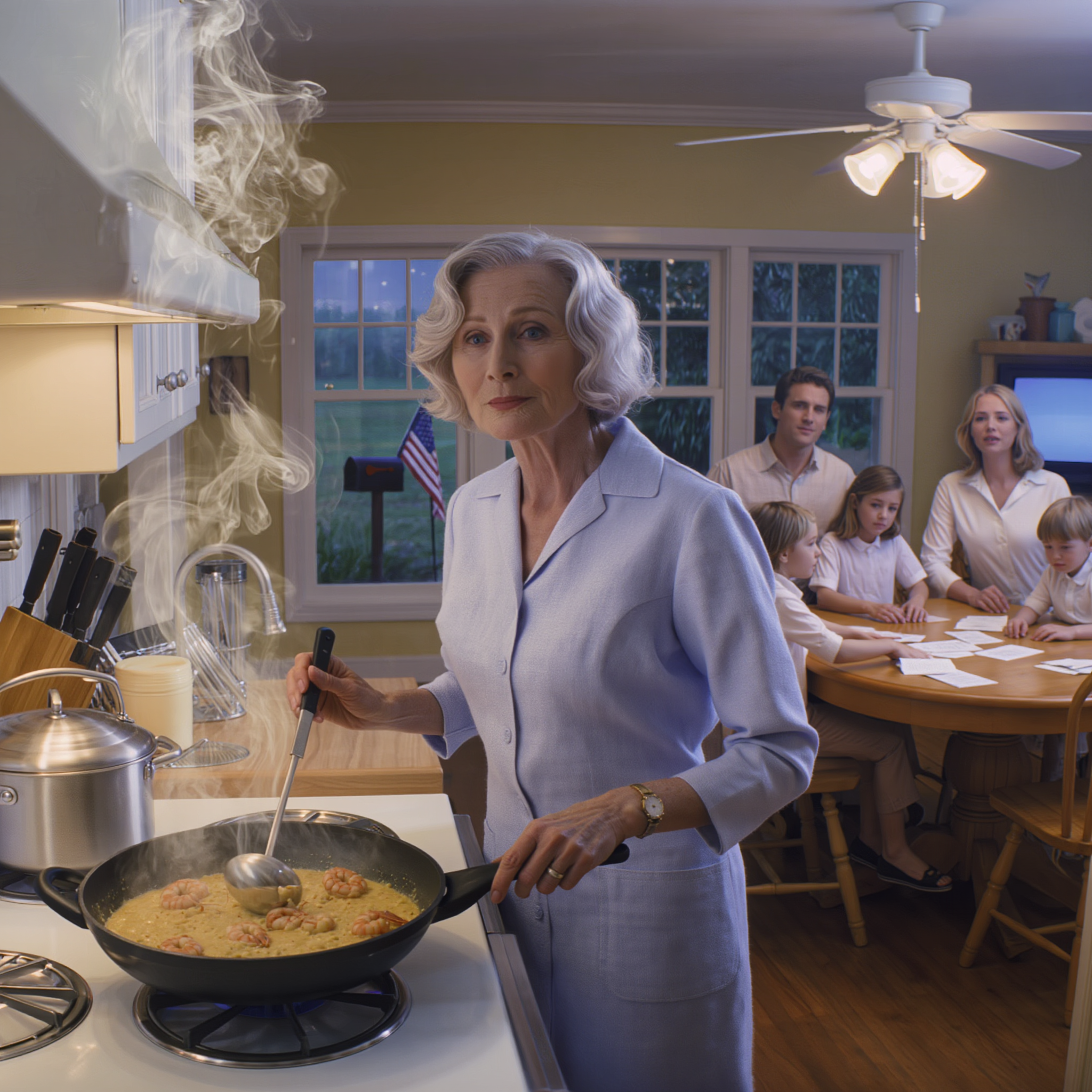 ‘Pay the rent or watch the kids,’ my daughter-in-law said, like she was issuing an ultimatum. The two of them burst out laughing, thinking I’d obediently do as I was told, forgetting whose money had been keeping their lights on. I didn’t argue. I quietly packed my bags, cut every card, and left them with every bill, every debt they’d been ignoring all this time. Now I make my own coffee.