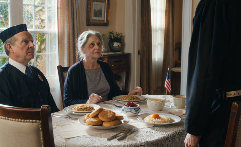 My son hit me and I stayed quiet. The next morning, I cooked a full feast. He smiled and said, “So you finally learned,” but his face changed the moment he saw who was sitting at the table.