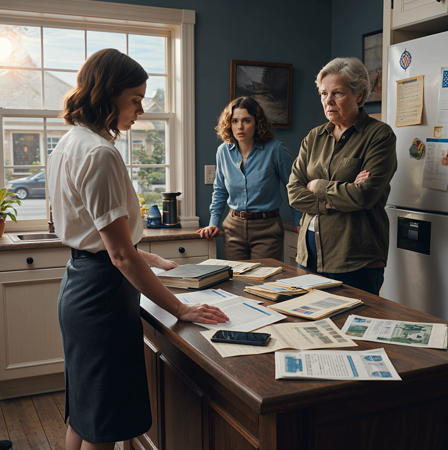 While my grandpa lay in ICU with a ventilator down his throat, my mother spread my bank statements across the kitchen island like evidence, and my father stood beside her with his arms crossed as if he were the judge. By the time I sat down, the $990,000 I’d quietly built for Grandpa’s surgery was gone. My sister smirked, my father said, “He should just die,” and my mother told me, “It’s taken care of.” I didn’t scream. I just reached for my phone and turned years of spreadsheets into a trap they never saw coming.