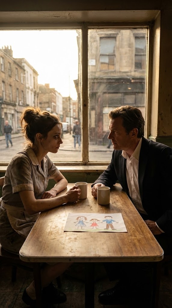 The Wrong Number Text That Brought a Billionaire to My Cracked Café Table