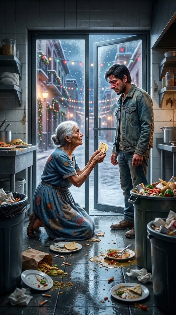 I ATE A DRY TORTILLA ON CHRISTMAS WHILE MY DAUGHTER THREW FEASTS INTO THE TRASH