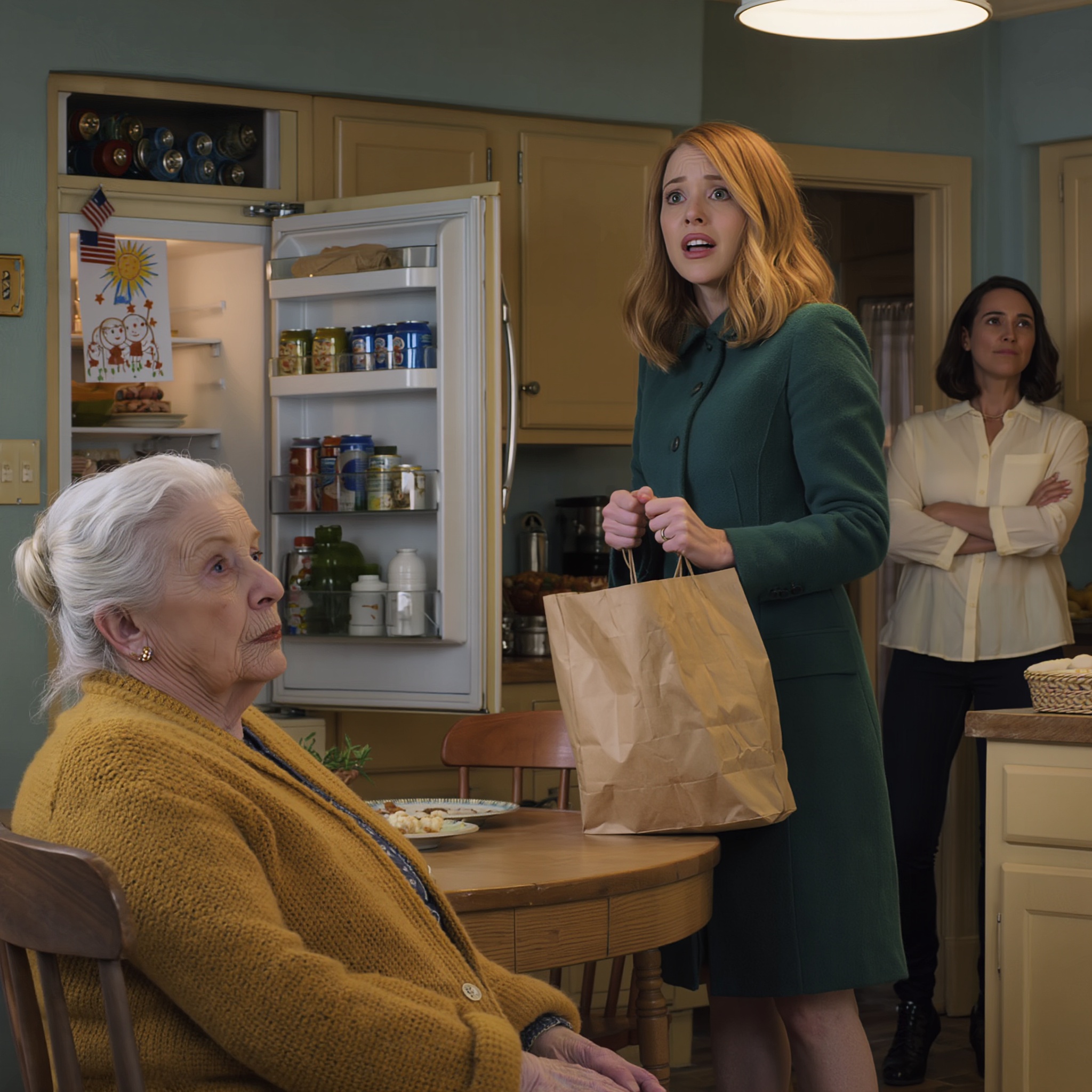 My daughter arrived, saw me sitting in the dark and asked, ‘Mom, why is there nothing to eat in the house? You receive an $8,000 pension every month!’ My daughter-in-law appeared and said, ‘I’m holding all of Mom’s pension money.’