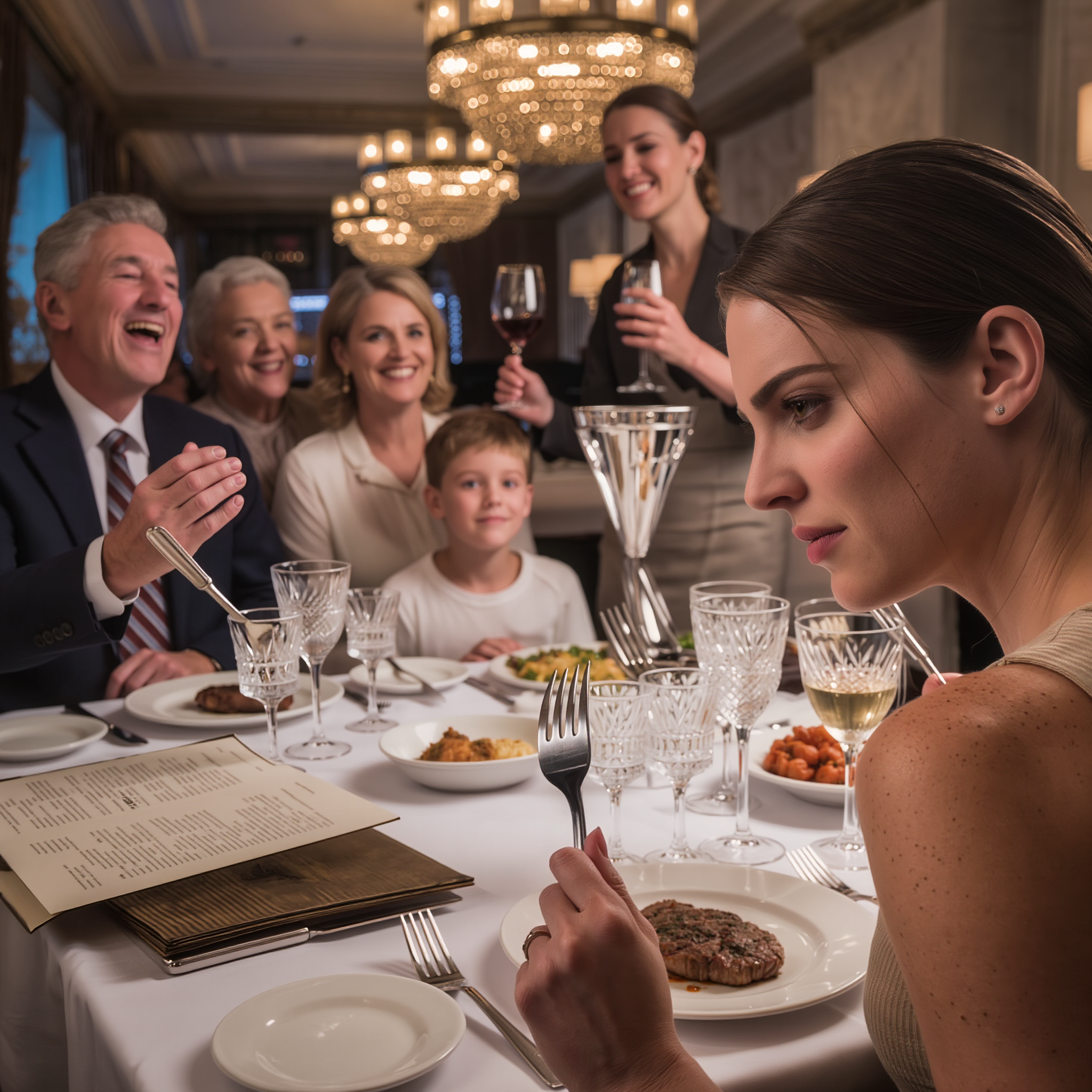 My sister’s new boyfriend mocked me at dinner everyone laughed. dad told me to “stop making the family look bad.” so i let them mock me, until he mentioned his job. then i pulled out my phone – and watched their smiles fade.