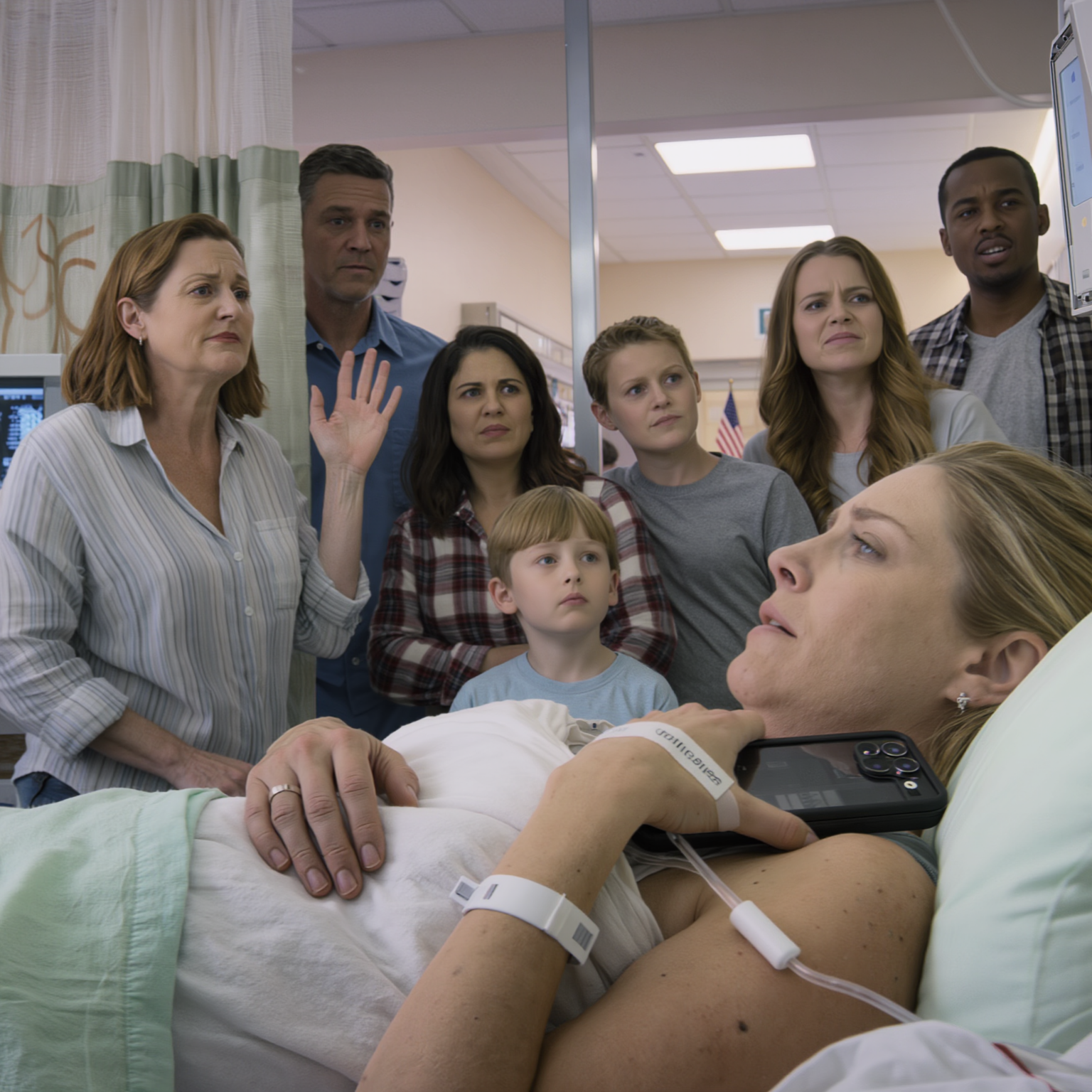 Forced straight into emergency surgery, my mom said, completely unbothered: “let’s go home, she’ll be fine!”—the whole family turned their backs and left to blow out candles at my cousin’s birthday… but when i woke up in recovery, the first thing i did made my phone vibrate nonstop: “please stop!”