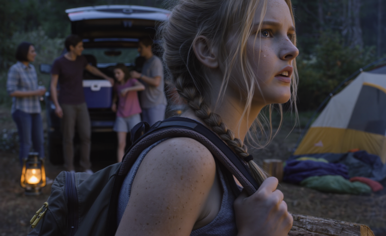 My mom took me camping—then left me alone in the mountains. I came back with an armful of firewood and heard her say, ice-cold: “If she wants to live, she’ll figure it out.” An hour later, their headlights vanished. I wandered hungry and dehydrated for days… Then, 6 years later, she showed up at my work sobbing—but I wasn’t that 16-year-old girl anymore…