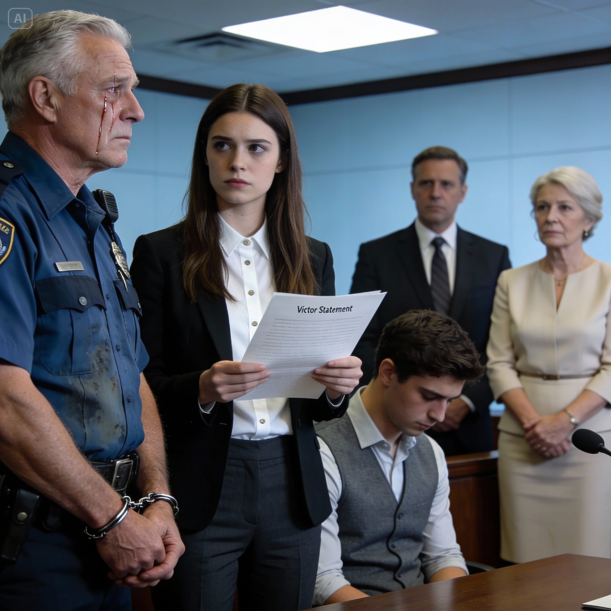 After I told my police officer father I was pregnant by my brother, he locked me in a psych ward and said I was delusional. When I begged for help, he replied, “The system protects its own.” Today, the system finally didn’t.