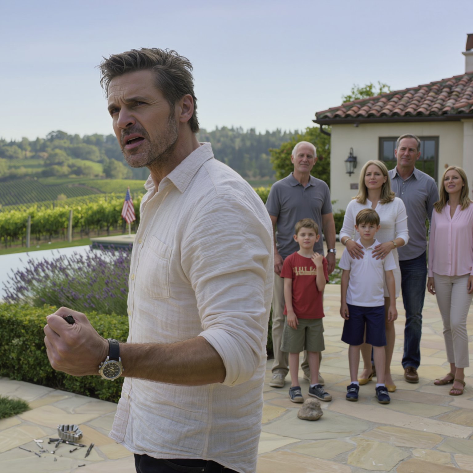 My 9-Year-Old Nephew Smashed My $13,000 Rolex With a Rock — Then Coldly Gave Me the “Middle Finger”; My Whole Family Defended Him, My Brother Lectured Me: “We’re Family, You’re Supposed to Let It Go”… I Just Nodded, Walked Inside, and Put My Hand on the One Thing That Made Them Turn Purple.