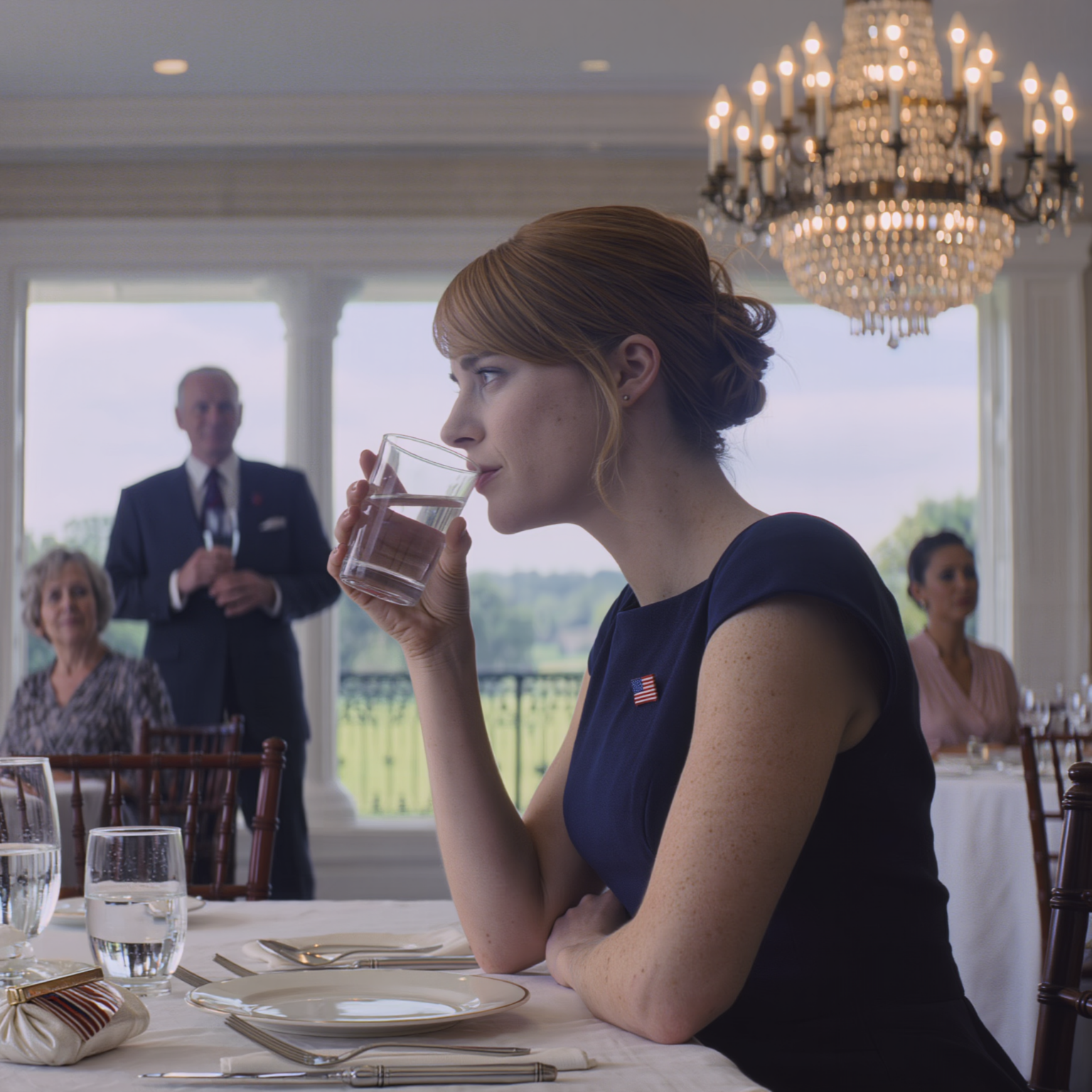 An ivory invitation with gold-embossed letters—and a pencil line: “NO CHEAP CLOTHES”… I still showed up at the country club in a Target outfit… the whole family sneered… my uncle raised his glass and declared, “you’ll never own anything classy”… then that afternoon his phone buzzed— the director said exactly ONE sentence… and the laughter DIED on the spot…