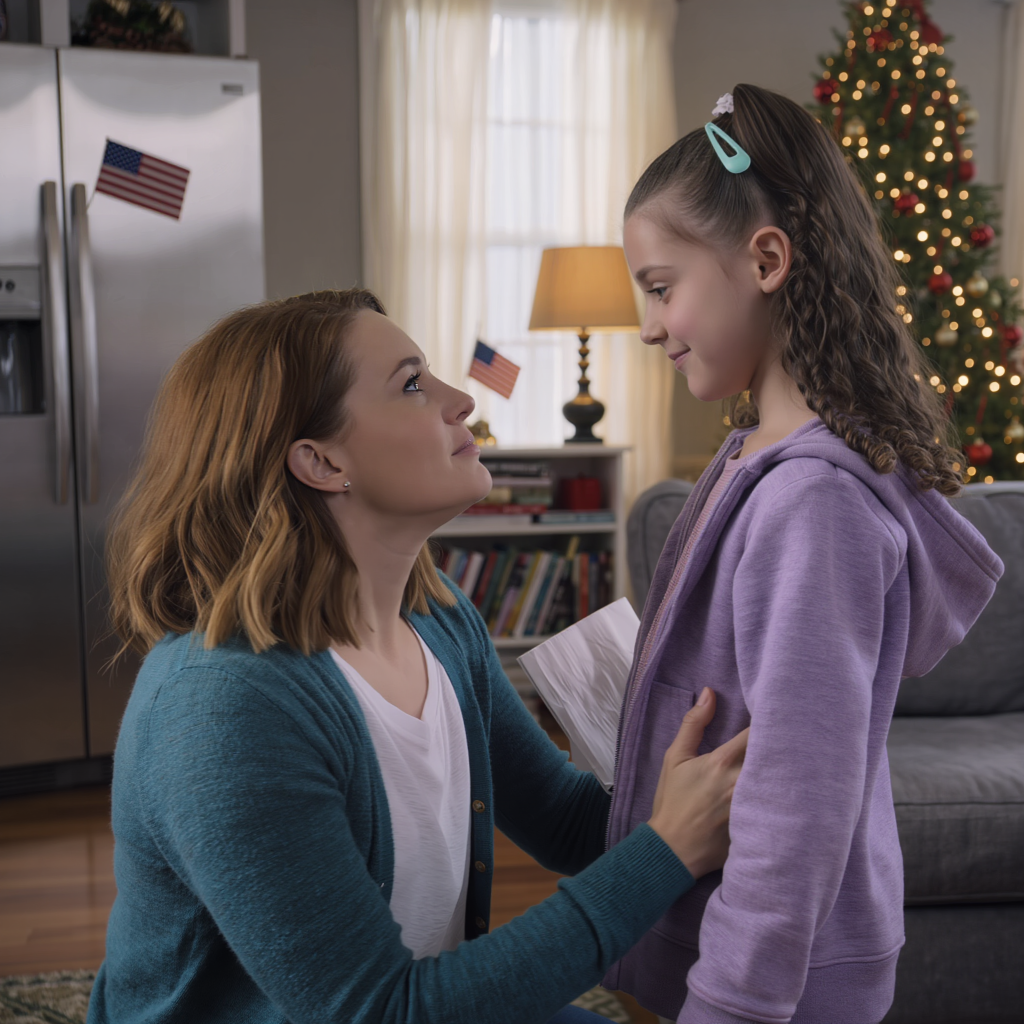 My 9-year-old woke up on Christmas Eve and found a note: ‘We need a break. Don’t call.’ The rest of the family had gone to a beach resort without her. When I found out, I didn’t cry—I made a plan. Four days later, they found something on the kitchen table and the room went silent…