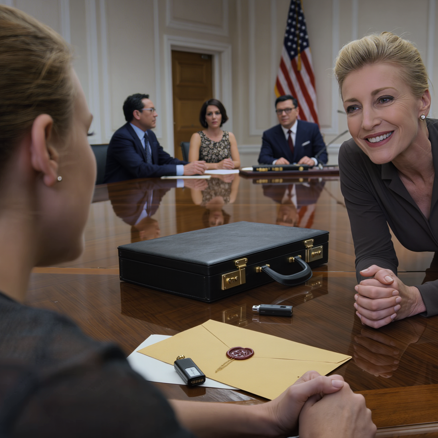 At the will reading, my mom shoved a stack of papers toward my sister and smiled: “Fifteen million dollars—congratulations.” I, on the other hand, got only one ice-cold line: “Earn your own—Grandpa didn’t want to leave you anything.” I said nothing. Then Grandpa’s attorney suddenly stood up, set a sealed envelope on the table, and said, “This is to be opened only when Sophia is present”… and the very first line made my mother scream.