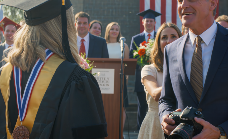 My sister went to a private school that cost $65,000 a year, and I got slapped with: “Figure it out yourself—you’re not worth investing in.” Four years later, my parents showed up dressed to the nines, flowers in hand, sitting front row, waiting for her moment. I walked in like a shadow—no one even noticed me… until the entire stadium went dead silent when one person’s name was called to the stage.