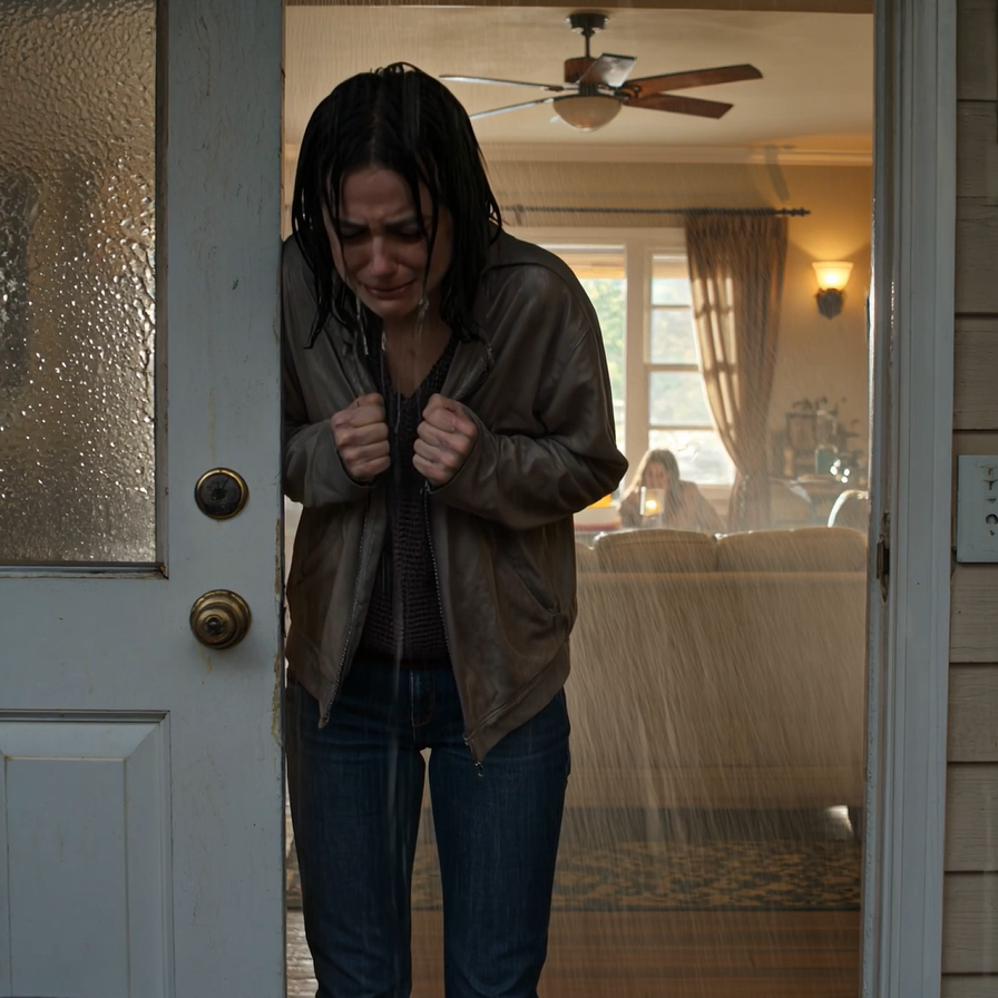 My son locked me out in a raging storm so he could celebrate his birthday with his in-laws. While I froze outside, my wealthy mother suddenly arrived. Seeing me soaked and trembling, she pointed at his house and gave a chilling order: “Destroy everything.”