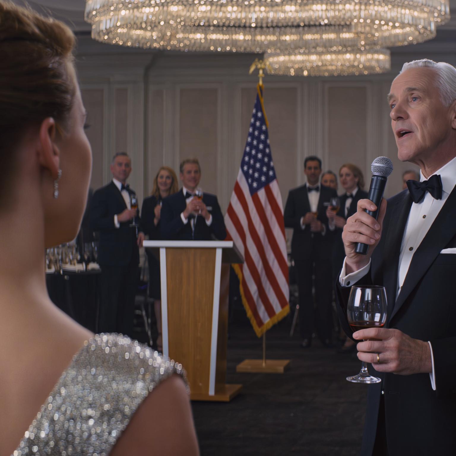 My father, a famous doctor, said my rehab work was just “dirty cleanup.” At his $25 million platinum gala, he introduced me to 300 guests as “the girl who crawls under trash.” The whole room laughed. I stepped onto the stage, yanked the mic from his hand, opened a thin folder, and said one line that made those expensive wine glasses suddenly go still…