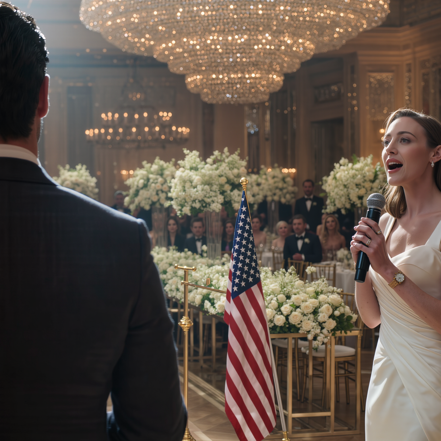 My sister’s wedding in Manhattan: she grabbed the mic—“my sister’s a single mom, no one wants her,” 200 guests roared; my mom piled on—“used goods…,” dad covered his mouth; my 5-year-old son clutched my hand… right then the groom stood up, took the mic, the whole room froze—and what he said next flipped everything…