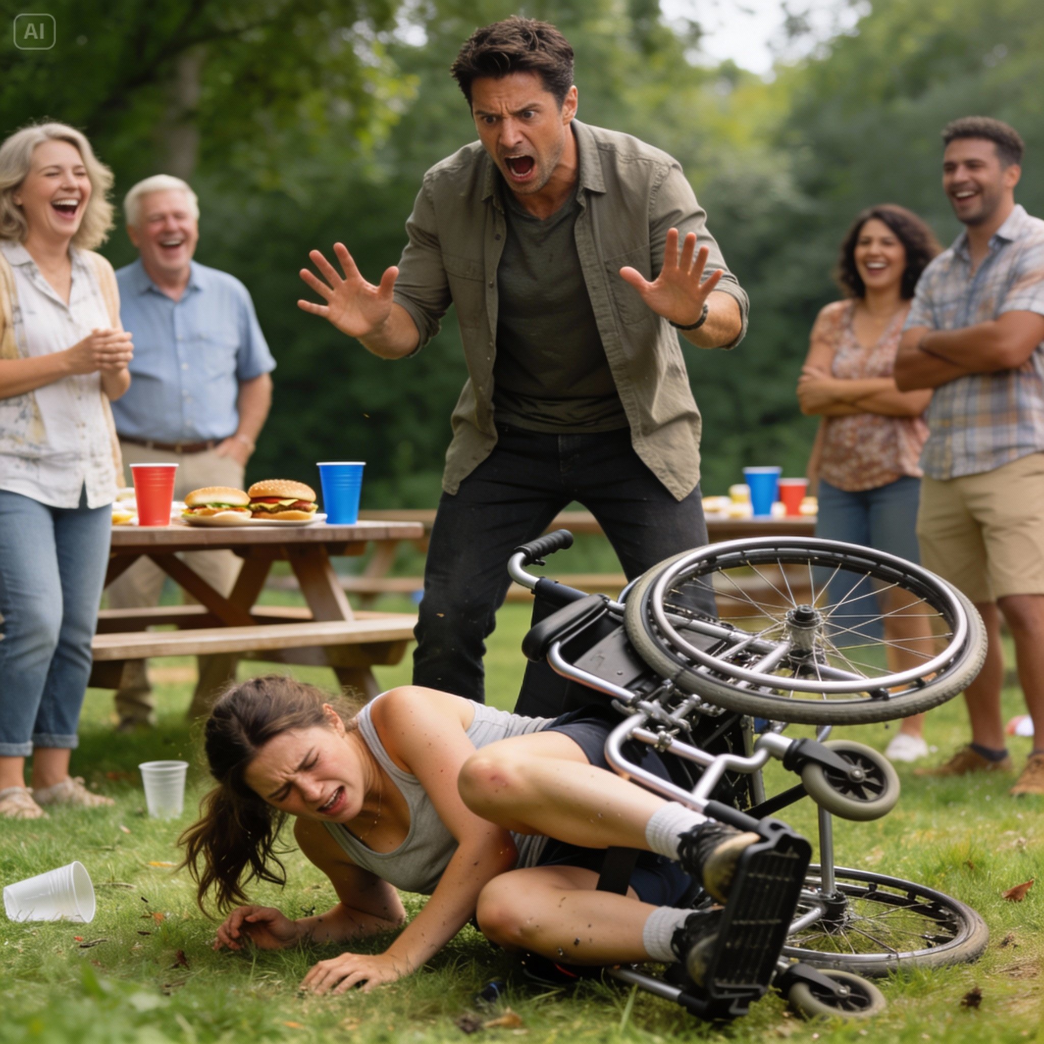 My brother sent me crashing to the ground, telling the family I was lying for drama as they laughed along. That laughter died instantly when the doctor revealed the scans were undeniable.