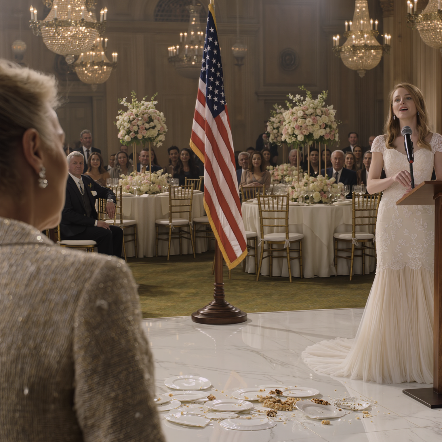 I Froze As My Daughter-in-Law Dumped Food On The Floor And Ordered My Wife To Eat It During The Wedding I Took One Slow Step Forward, And Her Father Suddenly Jumped Up In Panic.