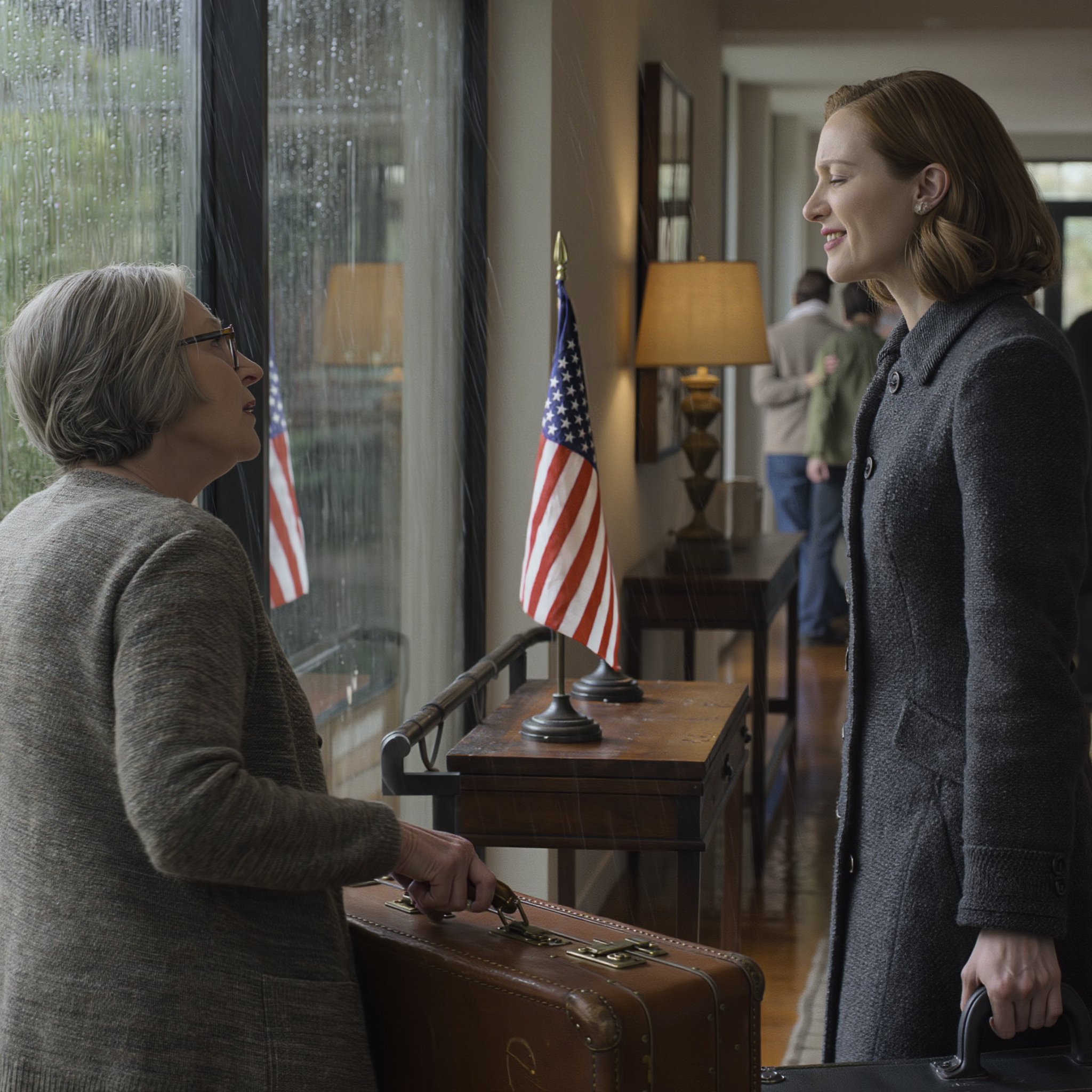 My husband just passed away. My daughter immediately claimed our Seattle house and the $42 million fortune, then shoved exactly $100 into my hand and said coldly, “You’re useless now. Go live somewhere else.” I dragged my suitcase to a $49-a-night motel while she popped champagne. Days later, in the lawyer’s office, he suddenly laughed and said, “Ma’am… did you even read the will carefully?”