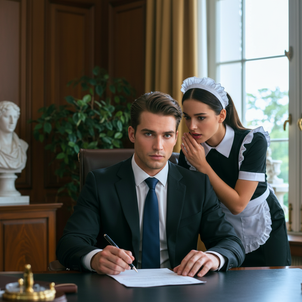 “Don’t sign this,” the cleaning woman whispered to the millionaire — and what he did next shocked everyone.