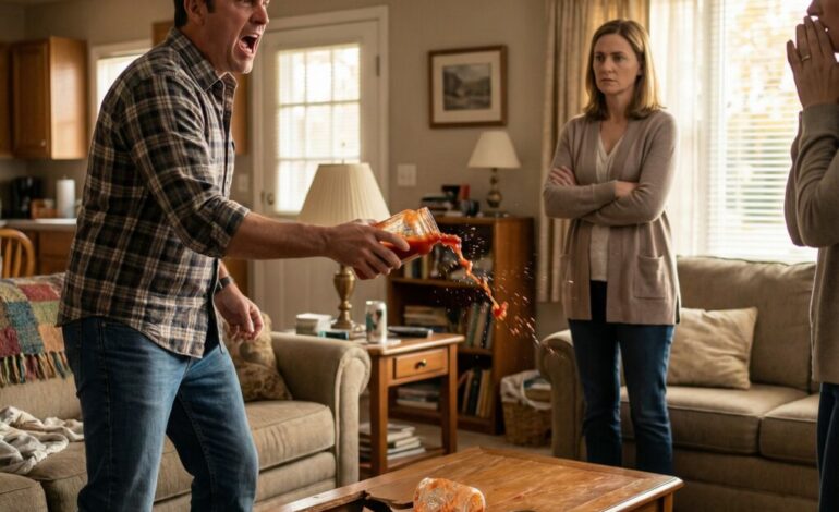 My husband threw TANTRUMS for months, slammed a sauce jar so hard it CRACKED, flipped the COFFEE TABLE, and his mom said ‘BOYS WILL BE BOYS.’ So I threw bigger ones back.