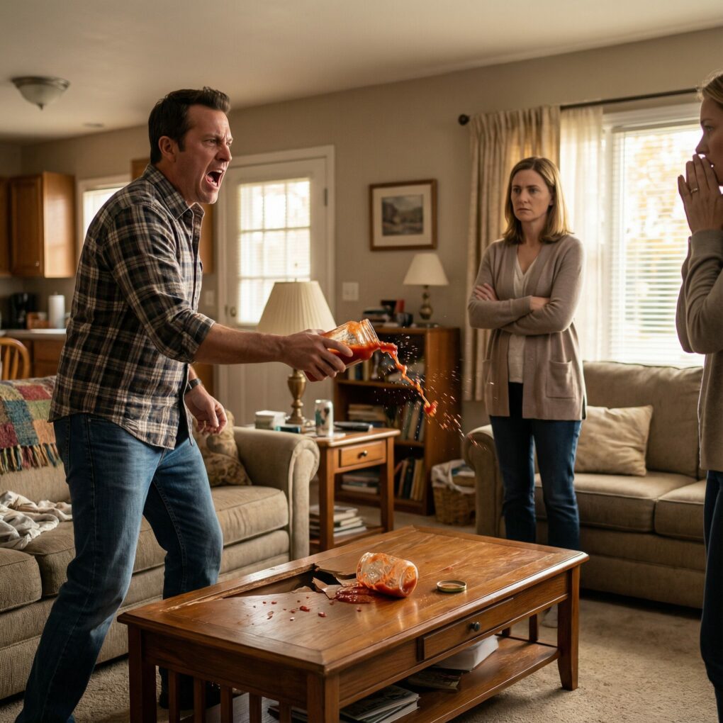 My husband threw TANTRUMS for months, slammed a sauce jar so hard it CRACKED, flipped the COFFEE TABLE, and his mom said ‘BOYS WILL BE BOYS.’ So I threw bigger ones back.