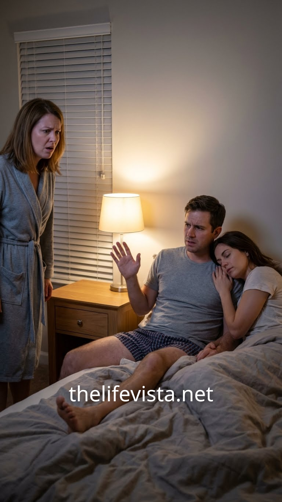 My husband’s best friend kept “sleepwalking” into our bed—and cuddling him.